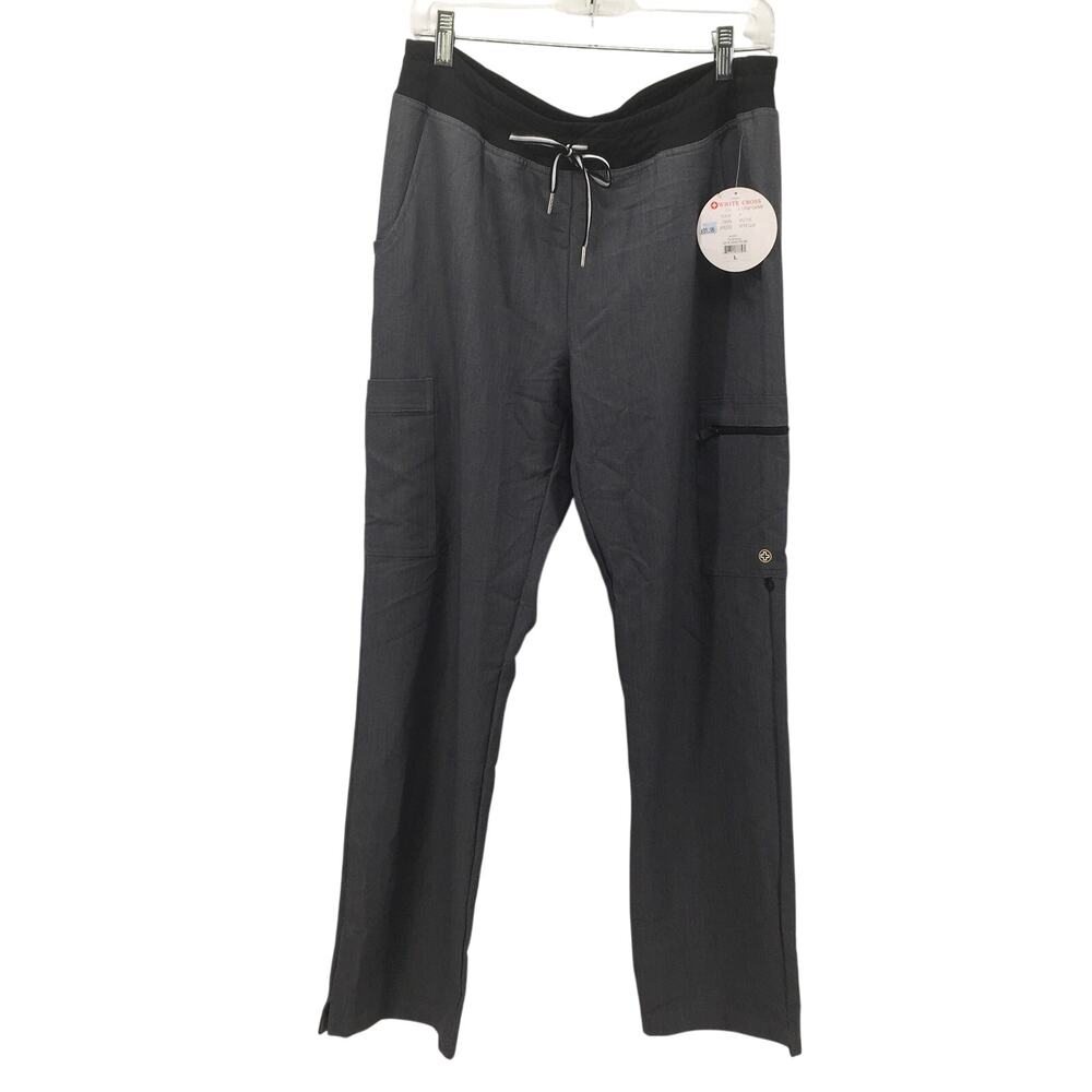 NWT White Cross V Tess Pant Bottom Large Taylor Grey Nursing Healthcare Medical